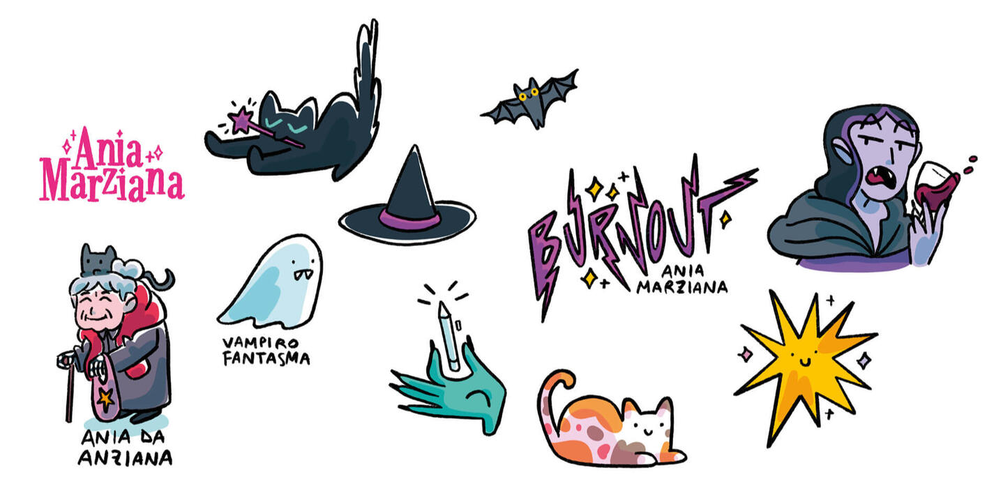 Portfolio Ania Marziana (Stefania Bolner) - Pag 15 - Stickers